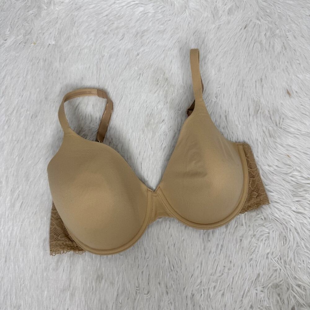 SOMA / tan nude embraceable enchanting lace demi bra / 36DD